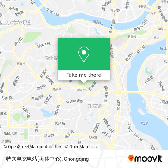 特来电充电站(奥体中心) map