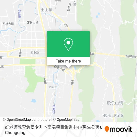 好老师教育集团专升本高端项目集训中心(男生公寓) map