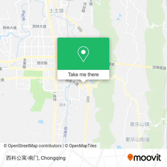 西科公寓-南门 map