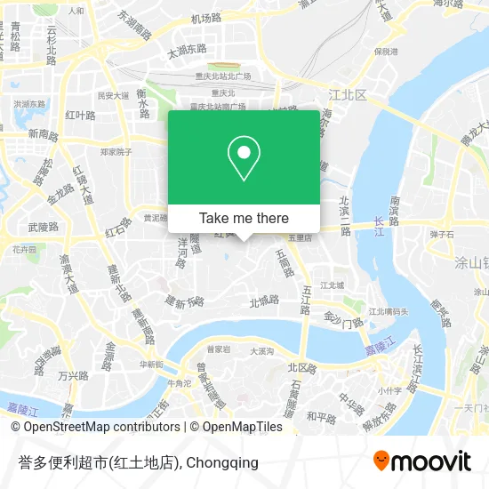 誉多便利超市(红土地店) map