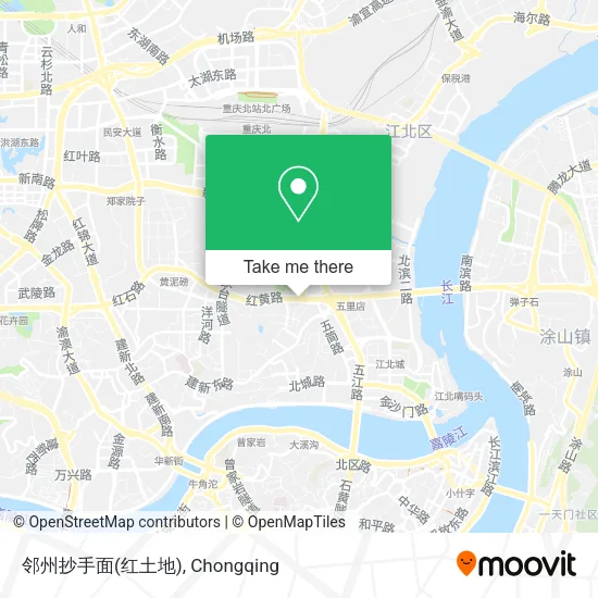 邻州抄手面(红土地) map