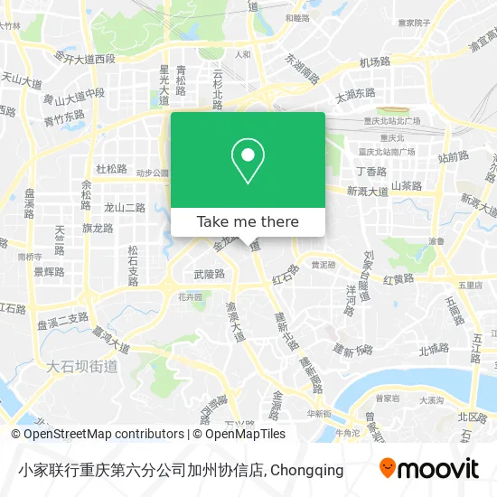 小家联行重庆第六分公司加州协信店 map