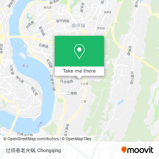 过得巷老火锅 map
