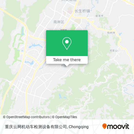 重庆云网机动车检测设备有限公司 map