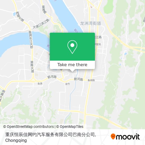 重庆恒辰佳网约汽车服务有限公司巴南分公司 map