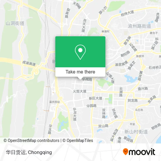 华日货运 map