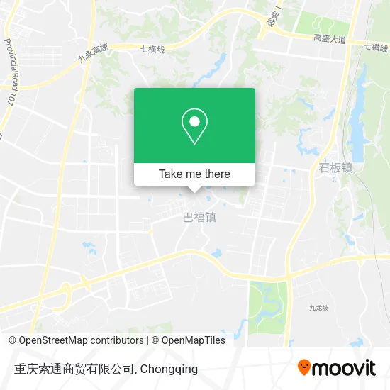 重庆索通商贸有限公司 map