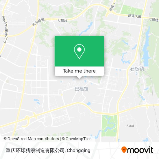 重庆环球猪鬃制造有限公司 map