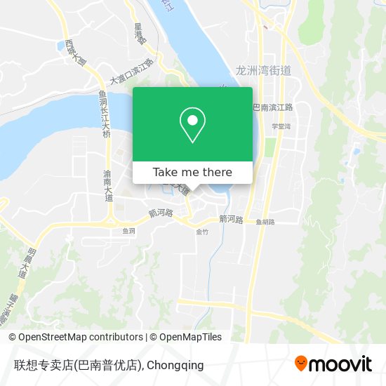 联想专卖店(巴南普优店) map