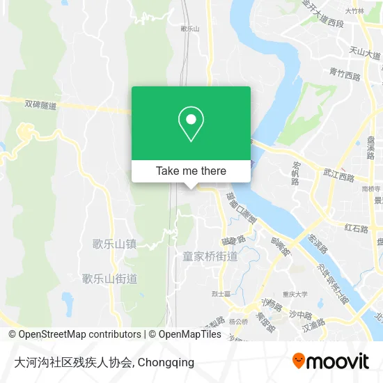 大河沟社区残疾人协会 map