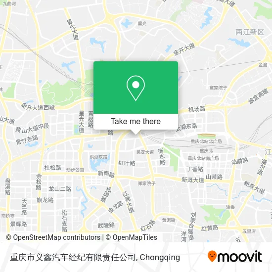 重庆市义鑫汽车经纪有限责任公司 map