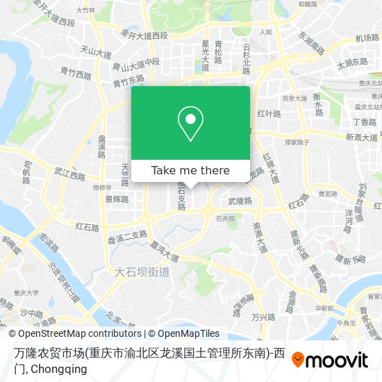 万隆农贸市场(重庆市渝北区龙溪国土管理所东南)-西门 map