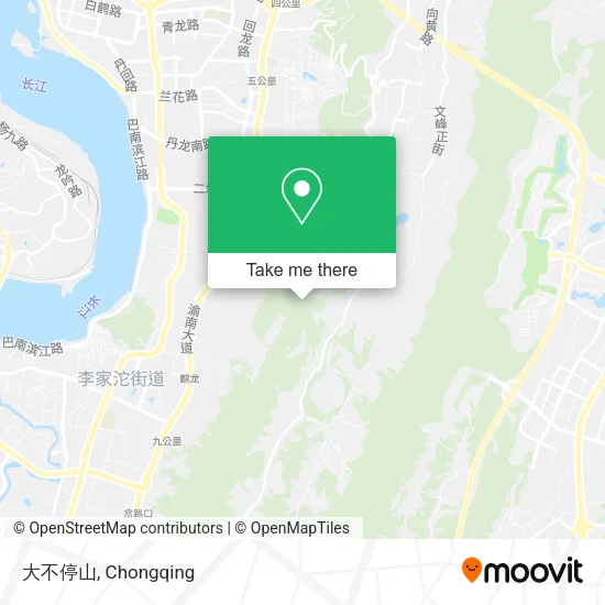 大不停山 map