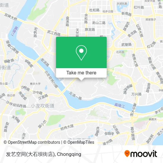发艺空间(大石坝街店) map