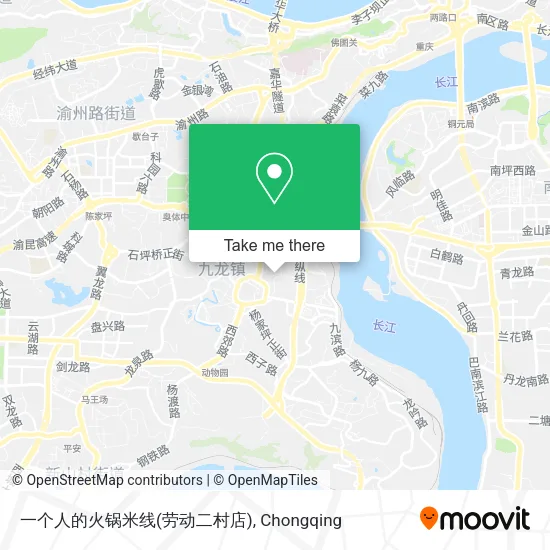 一个人的火锅米线(劳动二村店) map