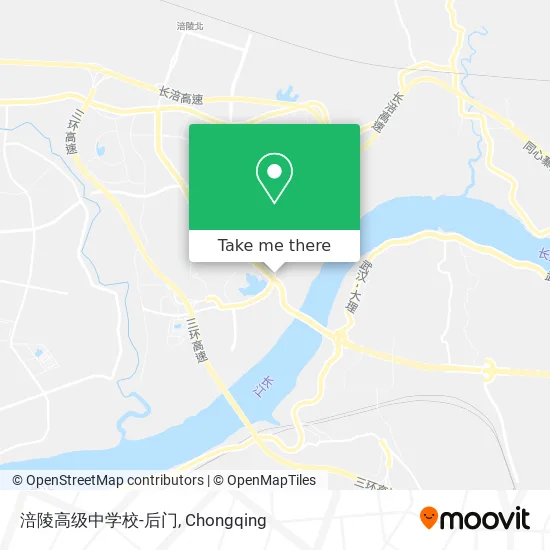 涪陵高级中学校-后门 map