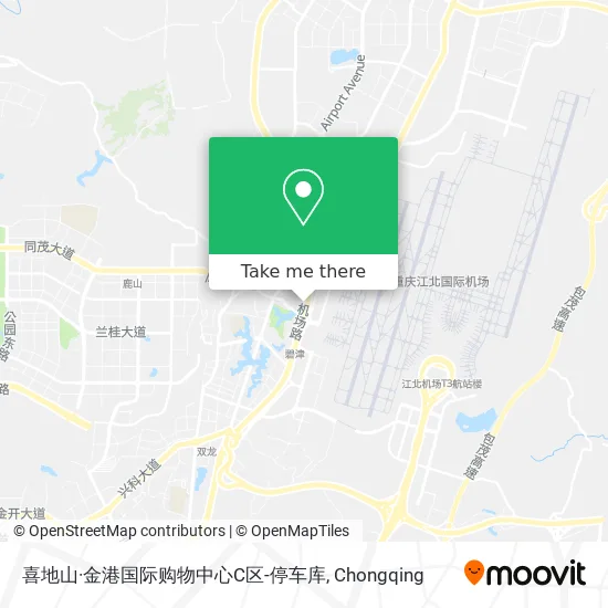 喜地山·金港国际购物中心C区-停车库 map
