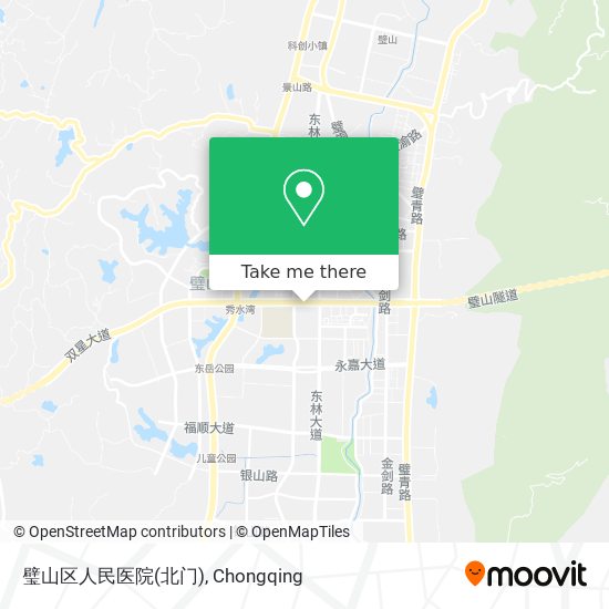 璧山区人民医院(北门) map