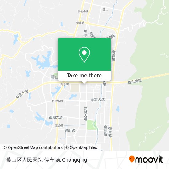 璧山区人民医院-停车场 map
