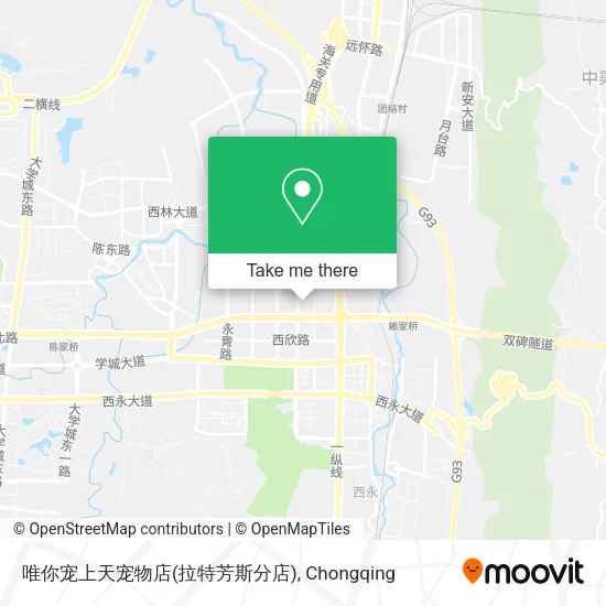 唯你宠上天宠物店(拉特芳斯分店) map