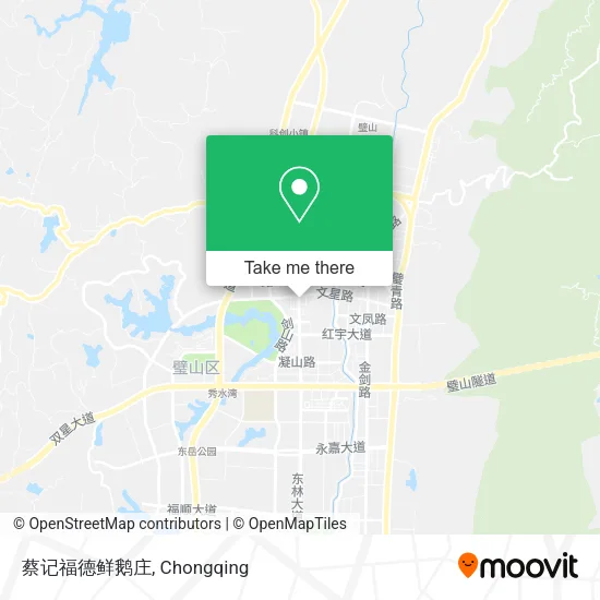 蔡记福德鲜鹅庄 map