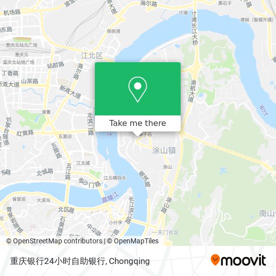 重庆银行24小时自助银行 map