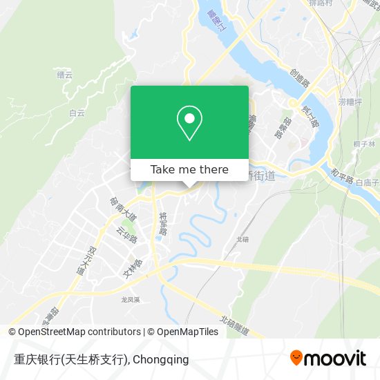重庆银行(天生桥支行) map