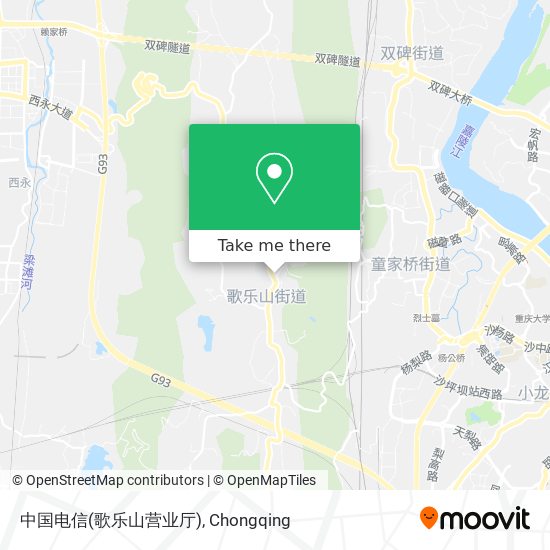 中国电信(歌乐山营业厅) map