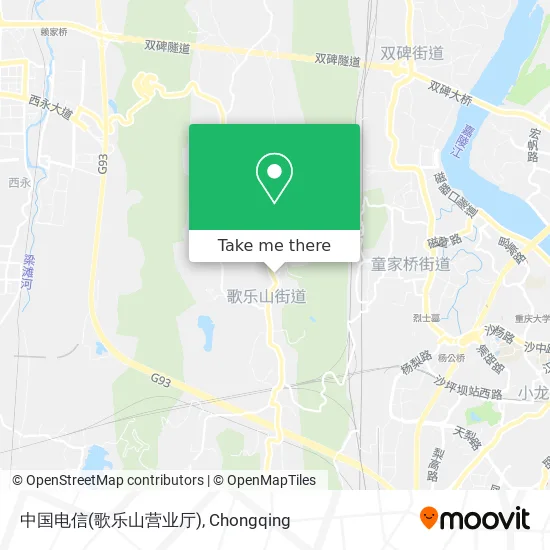 中国电信(歌乐山营业厅) map