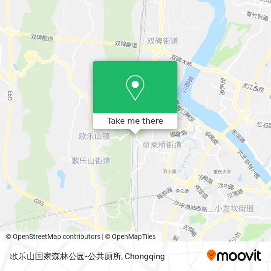 歌乐山国家森林公园-公共厕所 map