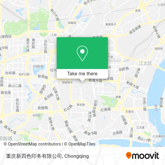 重庆新四色印务有限公司 map