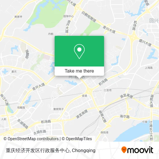 重庆经济开发区行政服务中心 map
