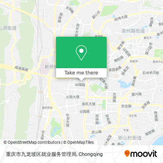 重庆市九龙坡区就业服务管理局 map