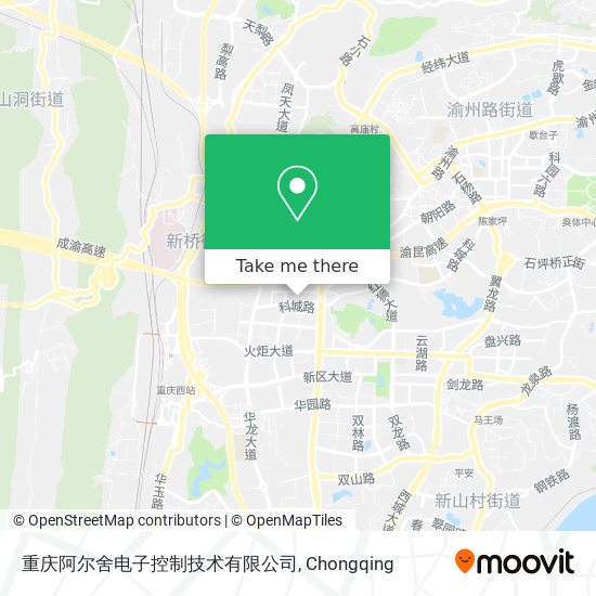 重庆阿尔舍电子控制技术有限公司 map