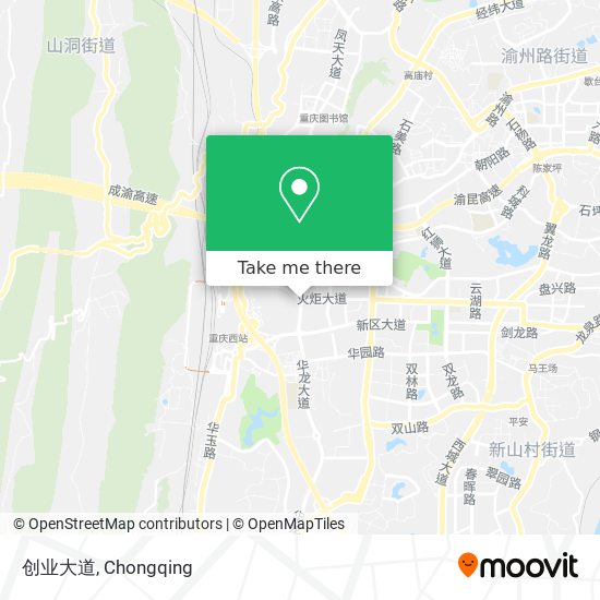 创业大道 map