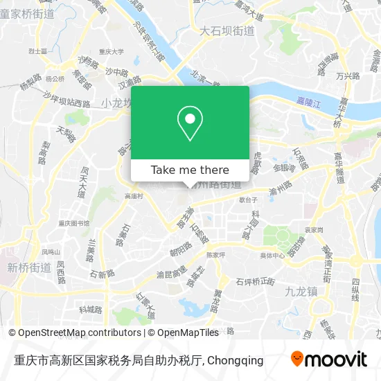 重庆市高新区国家税务局自助办税厅 map
