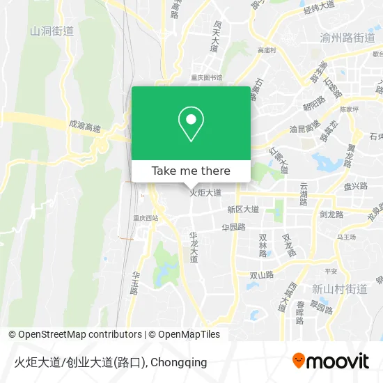 火炬大道/创业大道(路口) map