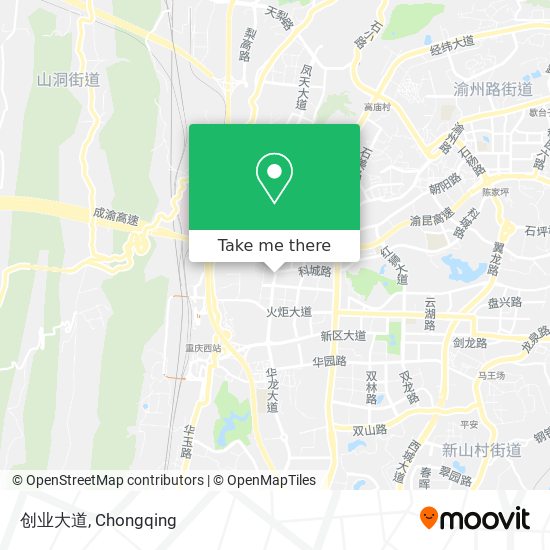 创业大道 map