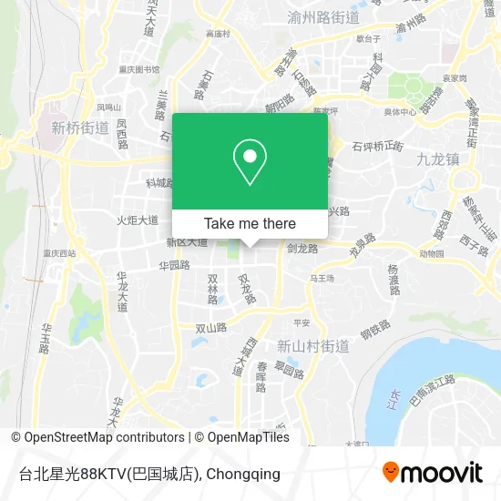 台北星光88KTV(巴国城店) map