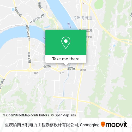 重庆渝南水利电力工程勘察设计有限公司 map