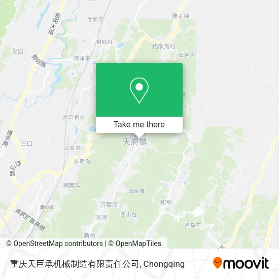 重庆天巨承机械制造有限责任公司 map