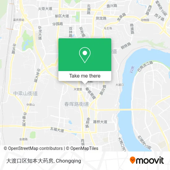 大渡口区知本大药房 map