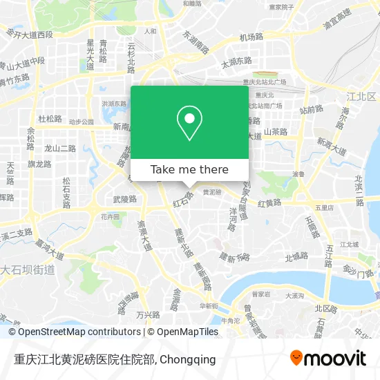 重庆江北黄泥磅医院住院部 map