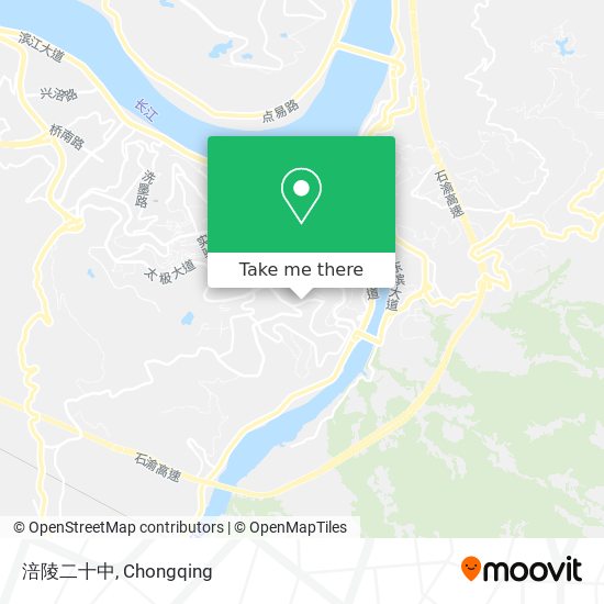 涪陵二十中 map