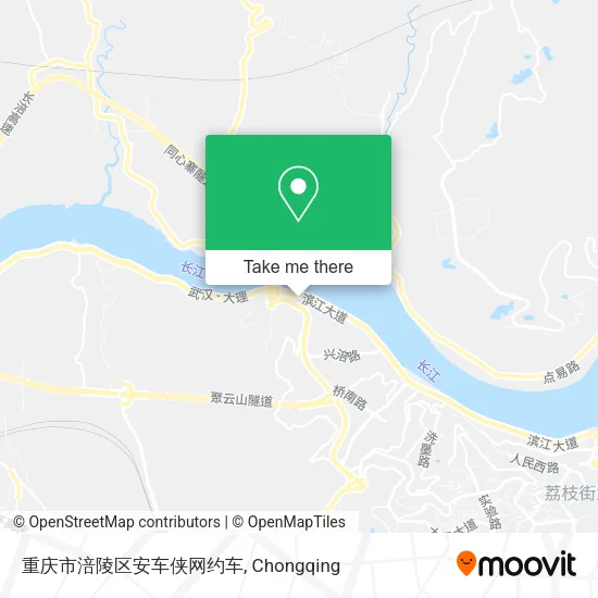 重庆市涪陵区安车侠网约车 map