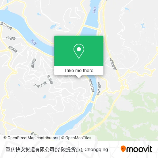 重庆快安货运有限公司(涪陵提货点) map
