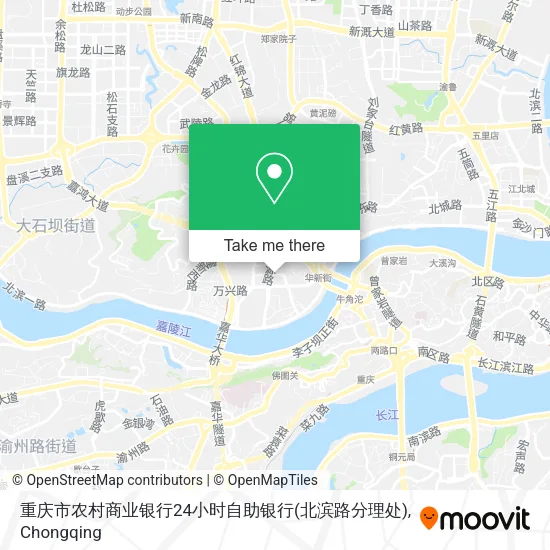 重庆市农村商业银行24小时自助银行(北滨路分理处) map