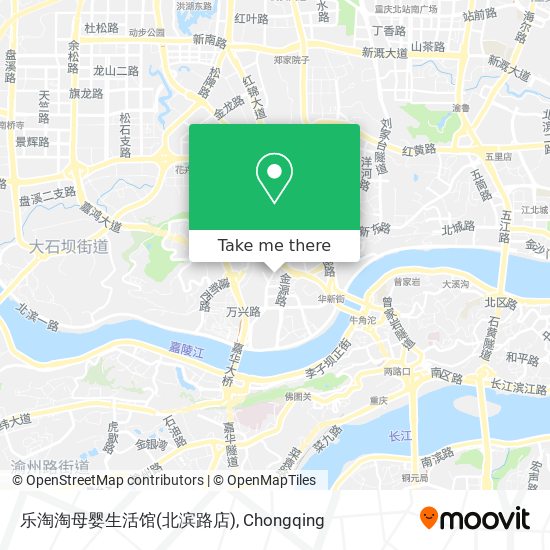 乐淘淘母婴生活馆(北滨路店) map