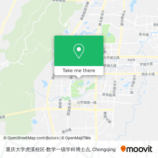 重庆大学虎溪校区-数学一级学科博士点 map