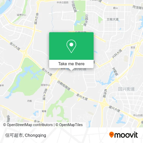 信可超市 map